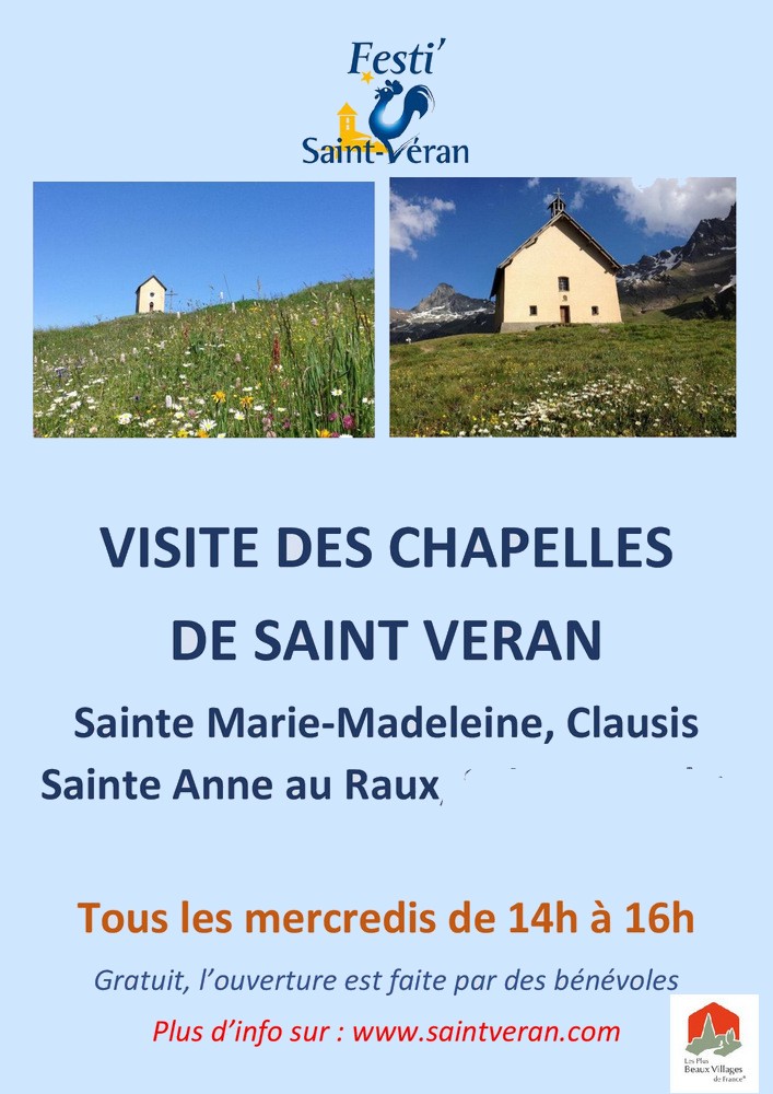 Affiche visite chapelles 2024
